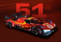 Ferrari 499P car n. 51 - 24h Le Mans 2025 piloti Pier Guidi - Giovinazzi - Calado