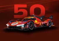 Ferrari 499P car n. 50 - 24h Le Mans 2025 piloti Fuoco Nielsen Molina