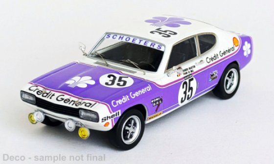 Ford Capri 3000 GLX, 24h Spa Francorchamps, 1973, #35, F.Goldstein / 	C.De Wael