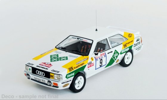 Audi quattro, Rally Hunsrück, 1987, #9,A.Schwarz / H-J.Hösch