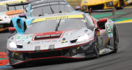 Ferrari 296 LMGT3 No.21 VISTA AF CORSE Le Mans 24H 2025 2nd Place Heriau - S. Mann - A. Rovera