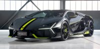 Lamborghini Revuelto Grigio Telesto with Nero Noctis / Verde Scandal Livery