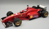 FERRARI - F1 F310 N 1 SPANISH GP (with pilot figure) 1996 MICHAEL SCHUMACHER- RAINING TYRES