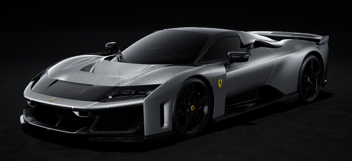 FERRARI - F80 2024 - WITH SHOWCASE -  GREY GLOSS