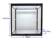 Vitrine , double, avec led