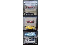Vitrine , double, avec led