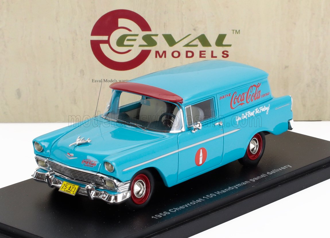 CHEVROLET - 150 VAN COCA-COLA 1956 - BLUE RED