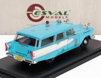 EDSEL - VILLAGER POLICE 1958 - LIGHT BLUE WHITE