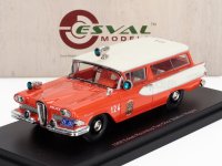 EDSEL - ROUNDUP SW STATION WAGON POLICE 1958 - RED WHITE