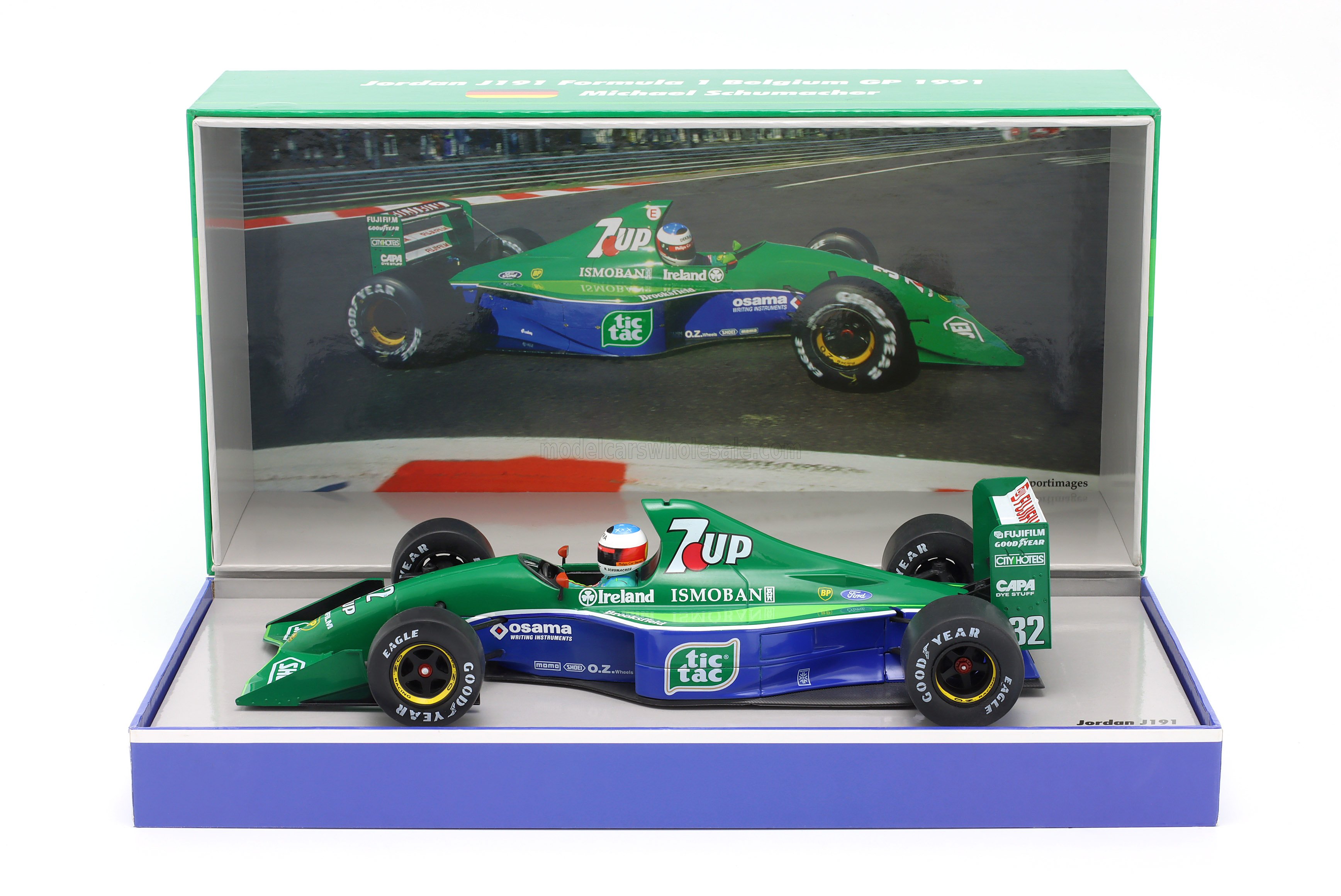 JORDAN - F1 191 TEAM 7up JORDAN N 32 FIRST F1 RACE
