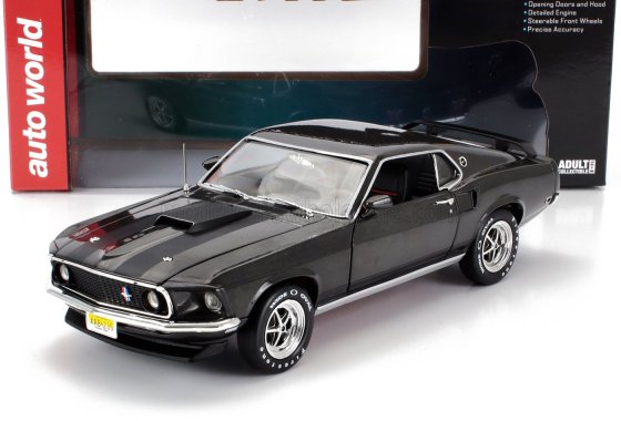 FORD USA - MUSTANG BOSS COUPE 1969 - JOHN WICK MOVIE - HITMAN GREY