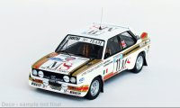 Fiat 131 Abarth, weiss/gold, Rally Acropolis, 1980, #11, A.Bettega / A.Bernacchini