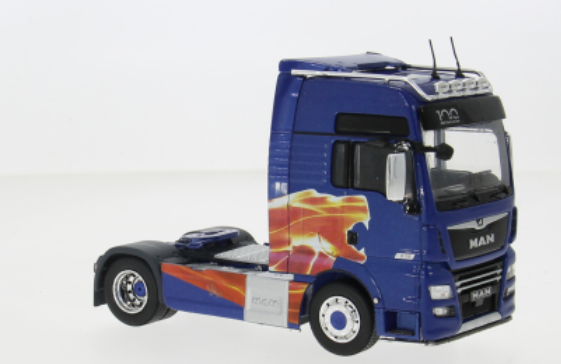 MAN TGX XXL, blauw/Dekor, 2020