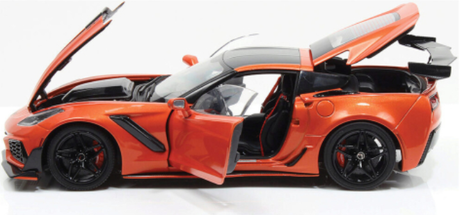 Chevrolet Corvette ZR1, orange, 2019