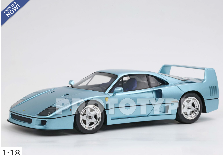 Ferrari F40 1987 Hyperion Blue