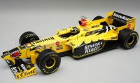 JORDAN - F1 198 HONDA MF-301 HC N 9 WINNER BELGIUM GP (with pilot figure) 1998 DAMON HILL