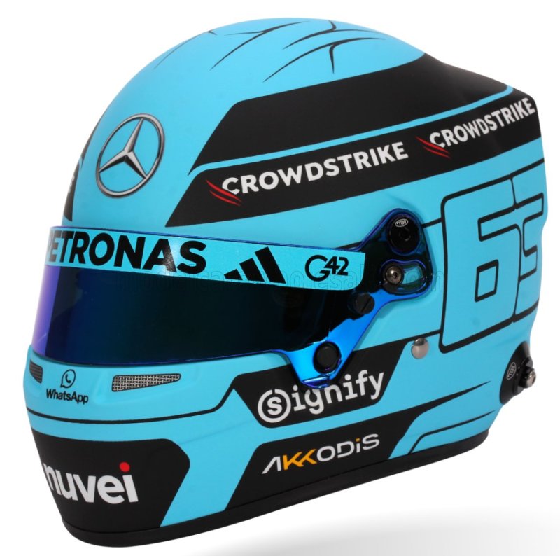 CASQUE  F1 GEORGE RUSSELL TEAM MERCEDES AMG N 63 SEASON 2025