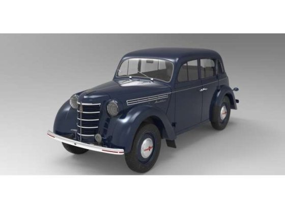 Moskvich 400-420, 1954,  dark blue