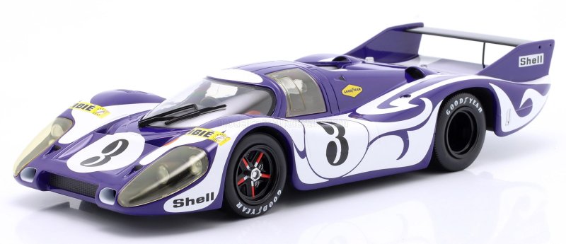 PORSCHE - 917 LONG TAIL HIPPIE PRACTISE VERSION N 3 24h LEMANS 1970 LEFORD LARROUSSE - WILLI KAUHSEN