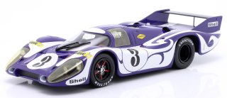 PORSCHE - 917 LONG TAIL HIPPIE PRACTISE VERSION N 3 24h LEMANS 1970 LEFORD LARROUSSE - WILLI KAUHSEN