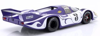 PORSCHE - 917 LONG TAIL HIPPIE PRACTISE VERSION N 3 24h LEMANS 1970 LEFORD LARROUSSE - WILLI KAUHSEN
