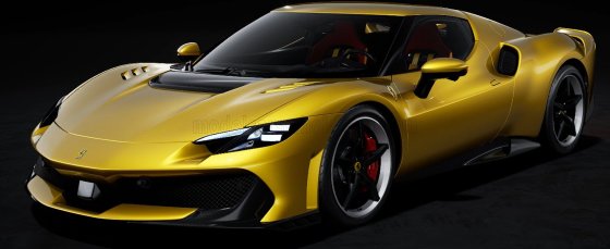 FERRARI - 296 SPECIALE 2025 - WITH SHOWCASE - NUMBERED ONE BY ONE - MONTECARLO YELLOW METALLIC