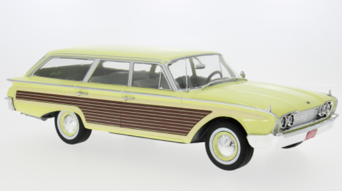 Ford LTD Country Squire, geel, 1960