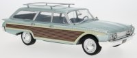 FORD - LTD COUNTRY SQUIRE SW STATION WAGON 1960 - LIGHT BLUE WOOD