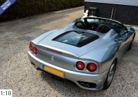 Ferrari 360 Modena Spider Cambio manuale Grigio Alloy - Black