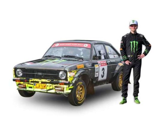 Ford Escort RS1800 #3 O.Solberg/E.Edmondson Roger Albert Clark Rally with Oliver Solberg Figure 2023
