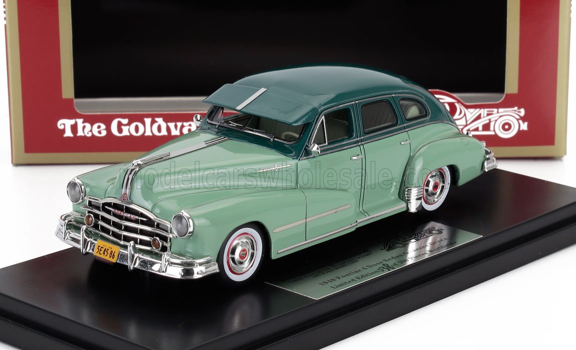 PONTIAC - SILVER STREAK SEDAN 1948 - 2 TONE GREEN