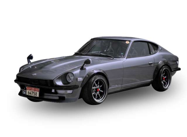 Datsun 240Z, dark gray 1971