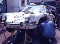 PORSCHE 911S N°67 24H Le Mans 1967 P. Boutin - P. Sanson