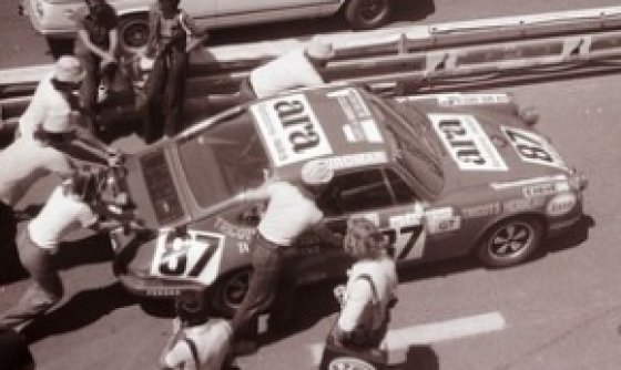 PORSCHE Carrera 2.8 RSR N°87 20th 24H Le Mans 1975 R. Boubet - P. Dermagne