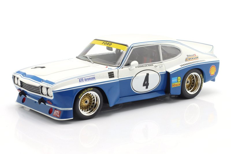 FORD ENGLAND - CAPRI RS 3100 N 4 ETCC ZANDVOORT 1974 JOCHEN MASS - ROLF STOMMELEN - BLUE WHITE
