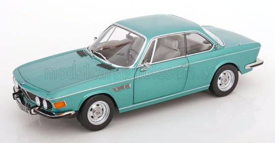 BMW - 3.0 CSi E9 COUPE 1971 - ALLUMINIUM RIMS - TURQUOISE MET