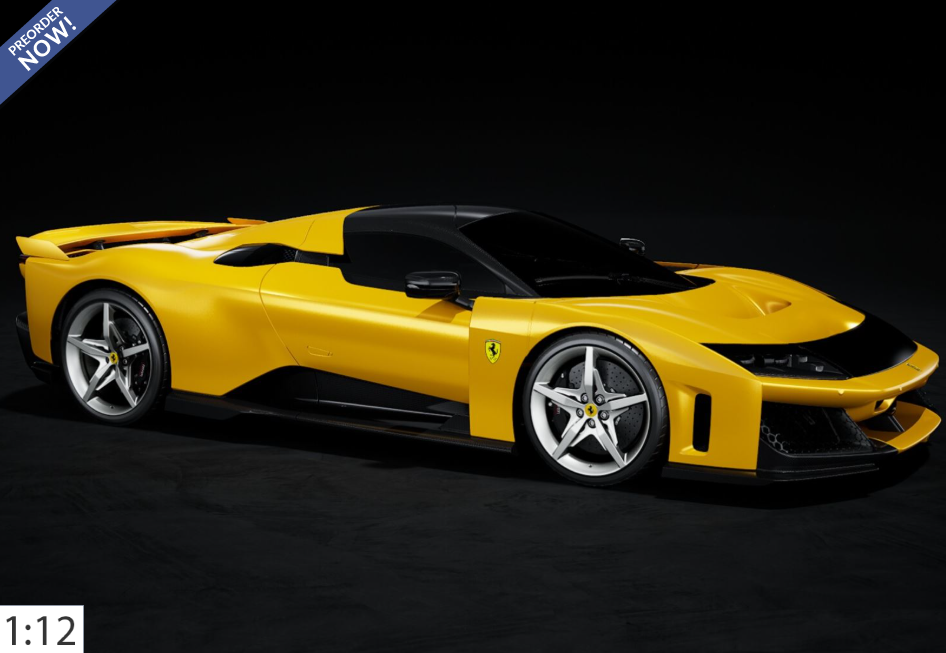 Ferrari F80 optional carbonio Giallo Tristrato - c