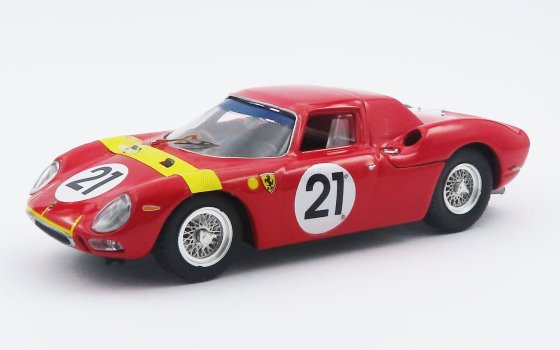 FERRARI - 250LM 3.3L V12 COUPE N 21 WINNER ZOLDER LIMBURG GP 1965 LUCIEN BIANCHI
