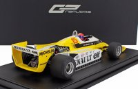 RENAULT - F1 RS10 TEAM RENAULT ELF N 15 POLE POSITION AND WINNER FRANCE GP (with pilot figure) 1979 JEAN PIERRE JABOUILLE - WITH SHOWCASE