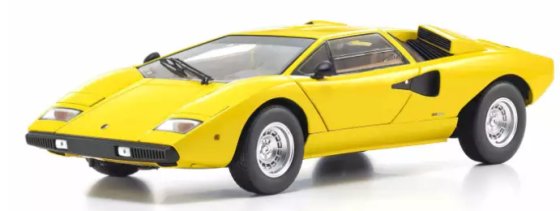 Lamborghini Countach LP 400 Geel