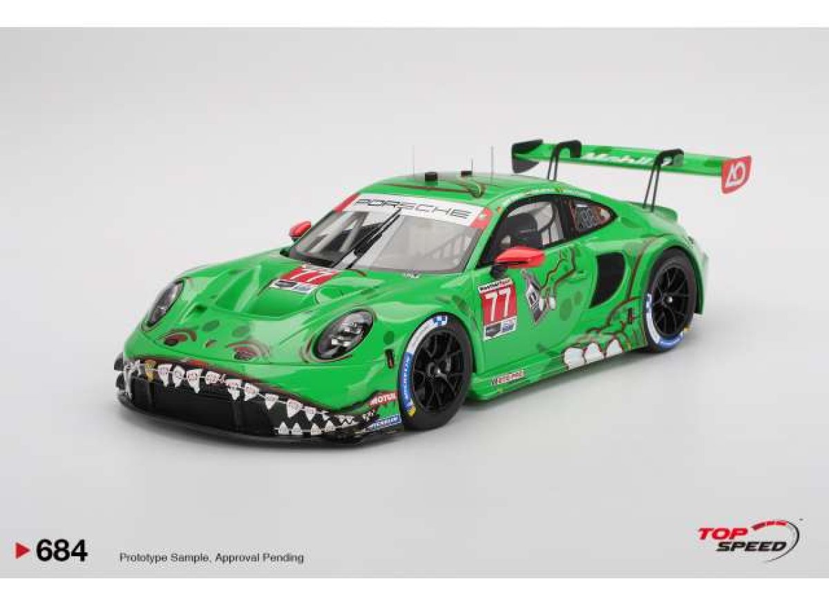 Schaalmodel Porsche 911 Gt3 R (992) #77 Ao Racing 2025 Imsa Sebring 12 ...