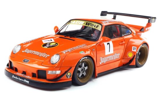 PORSCHE - 911 993 JAGERMEISTER RWB BODYKIT COUPE N 7 RACING 2020 - ORANGE