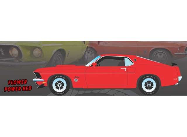 Ford Mustang 600, Flower Power Red 1969