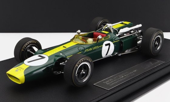 LOTUS - F1 43 SCUDERIA LOTUS TEAM N 7 SOUTH AFRICA GP KYALAMI 1967 JIM CLARK - BRITISH RACING GREEN