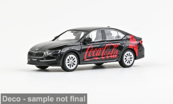 Skoda Octavia IV FL, schwarz, 2024, Coca Cola