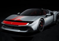 Ferrari 849 Testarossa Spider Assetto Fiorano Grigio Squalo e striscia rossa
