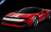 Ferrari 849 Testarossa Assetto Fiorano Rosso Fiammante e striscia bianca