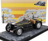 BUGATTI - T59 SPIDER 1934 - PERSONAL CAR KING OF BELGIUM - ROI DES BELGES 1934 - BLACK YELLOW