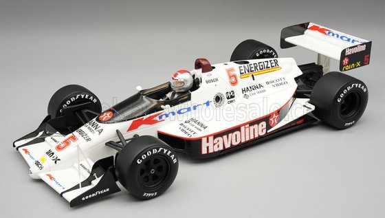 LOLA - T89 TEAM NEWMAN HAAS RACING N 5 FORMULA INDY CAR WORLD SERIES SEASON (with pilot figure) 1989 MARIO ANDRETTI