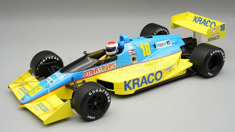 LOLA - T89 TEAM KRACO RACING N 18 FORMULA INDY CAR WORLD SERIES SEASON (with pilot figure) 1989 BOBBY RAHAL